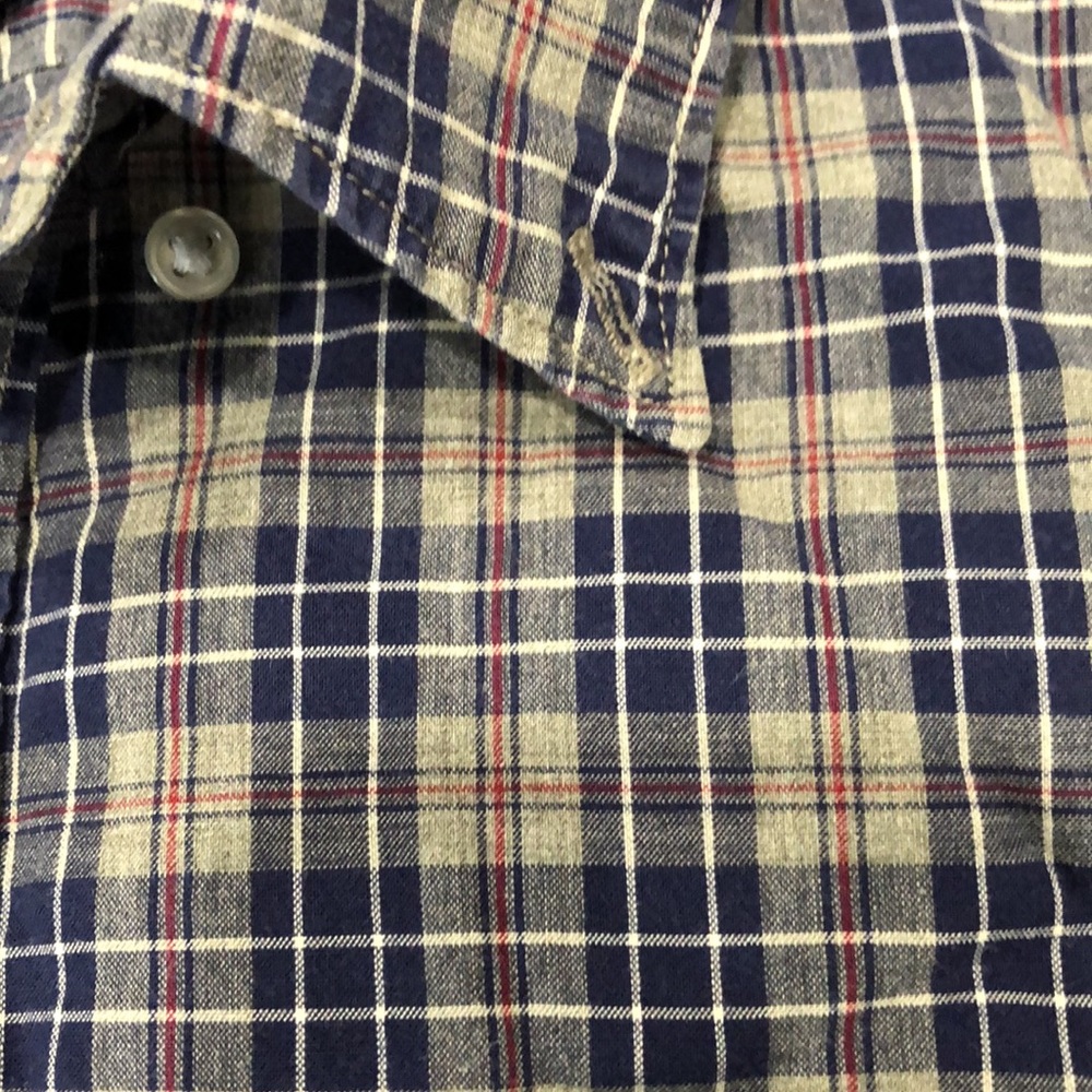 J. Crew plaid shirt long sleeve medium slim - Picture 3 of 3